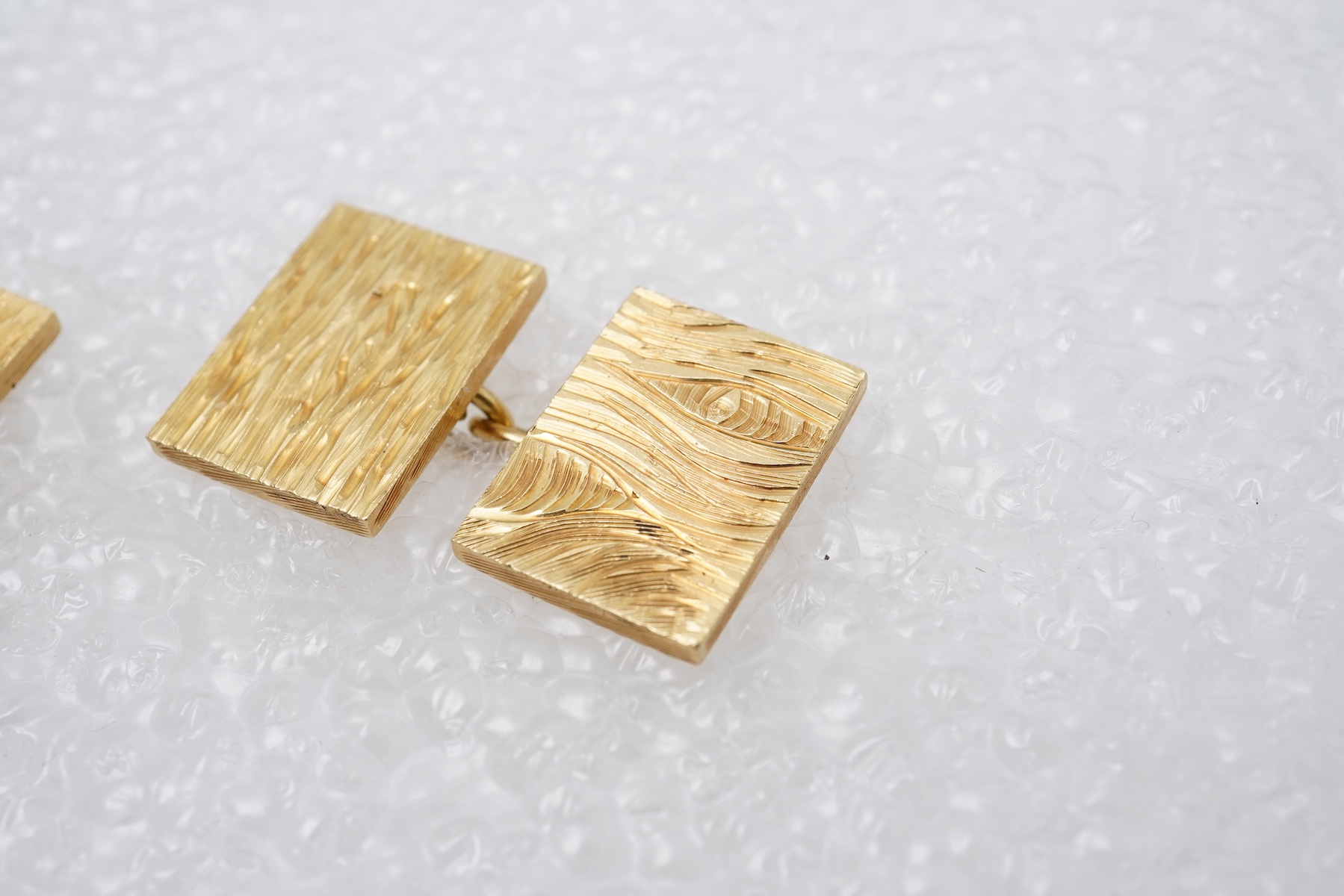 Boucheron, a pair of gold cufflinks, circa 1964